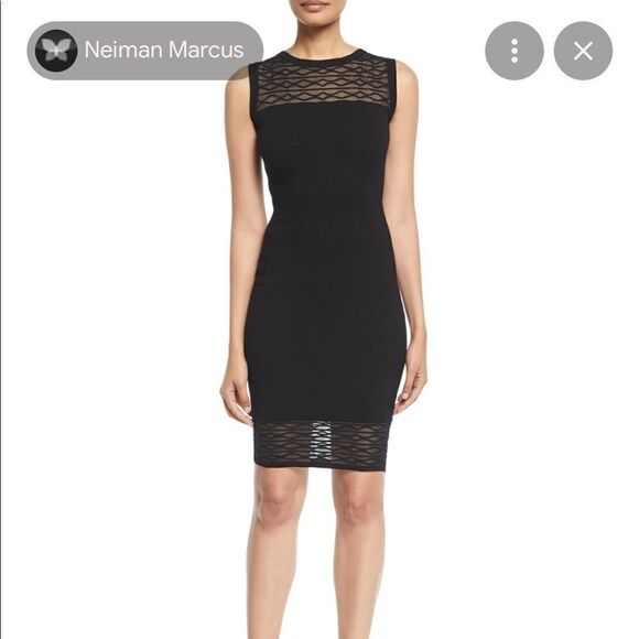 MILL Shift Dress Fitted Bodycon S Navy - Picture 11 of 12